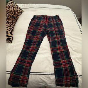 Old Navy, Red and Green Plaid Pajama Pants, Size XL